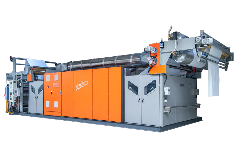 SOFT100 Open-Width Air Softening Machine